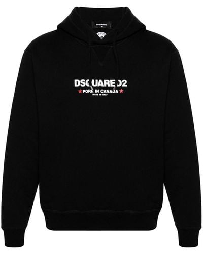DSquared² Cool Fit Hoodie - Schwarz