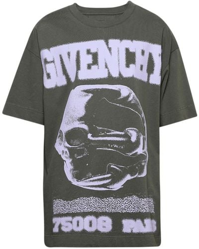 Givenchy Graphic-print Cotton T-shirt - Black