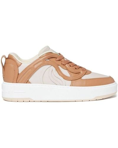 Stella McCartney S-wave 2 Faux Leather Trainers - Brown