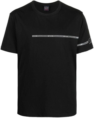 Paul & Shark 'save The Sea' T-shirt - Black