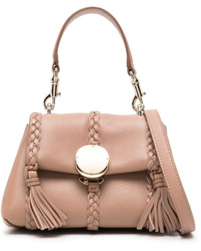 Chloé Mini Penelope Shoulder Bag - Pink