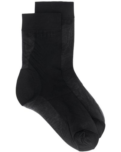 Heron Preston Sheer Ankle Socks - Black