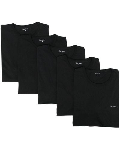 Paul Smith T-shirt en coton à logo imprimé - Noir