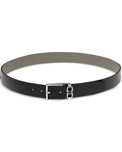 Ferragamo Reversible Leather Belt - Black