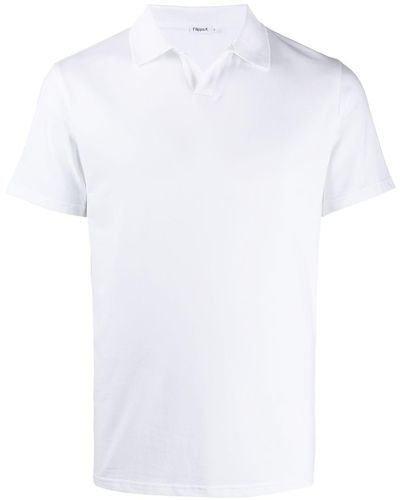 Filippa K Fitted Buttonless Polo Shirt - White