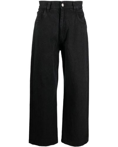 Societe Anonyme Mid-rise Straight-leg Jeans - Black