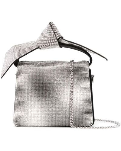 Ted Baker Nialisa Crystal-embellished Crossbody Bag - Grey