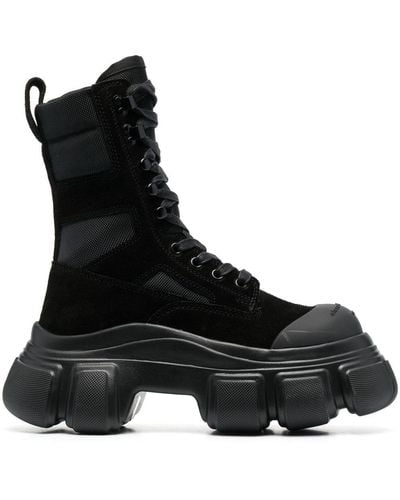 Alexander Wang Platform Suede Boots - Black