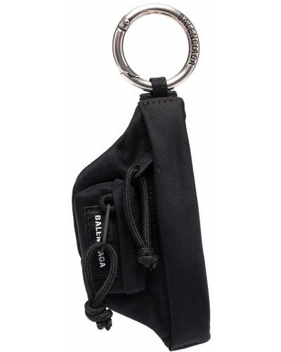 Balenciaga Porte-clés Micro Beltpack - Noir