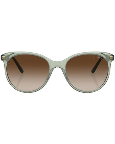 Vogue Eyewear Sonnenbrille mit rundem Gestell - Braun