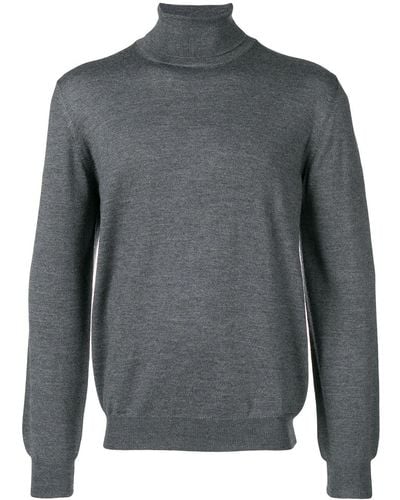 Barba Napoli Turtleneck Sweater - Grijs