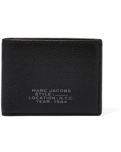 Marc Jacobs The Leather 二つ折り財布 - ブラック