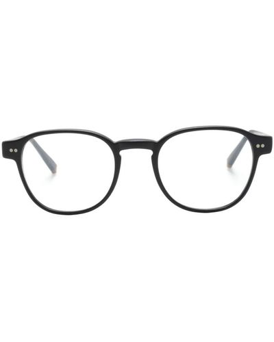 Moscot Arthur ラウンド眼鏡フレーム - ブラック