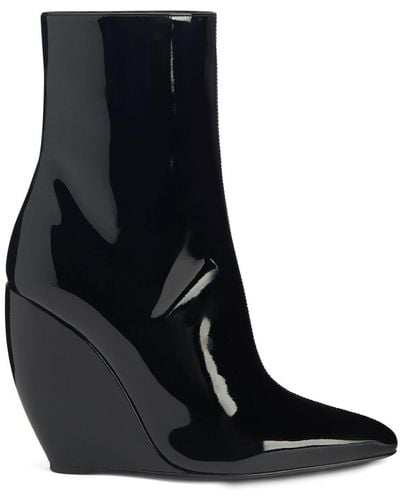 Giuseppe Zanotti Tylde 105mm Leather Ankle Boots - Black
