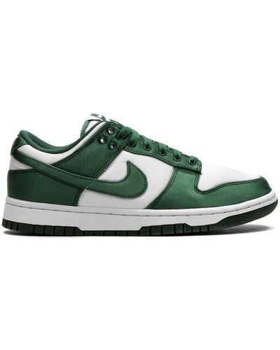 Nike Dunk Low "green Satin" Sneakers