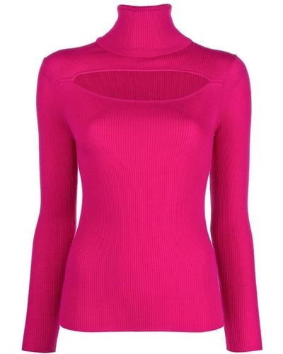 P.A.R.O.S.H. Cut-out Sweater - Pink