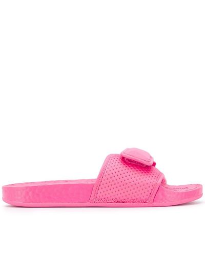 adidas Boost フラットサンダル - ピンク