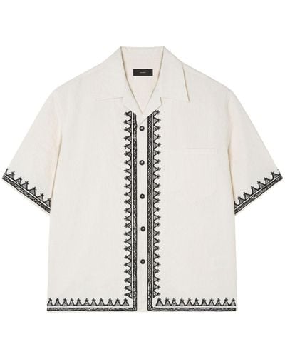 Alanui Akasha Embroidered-edge Shirt - White