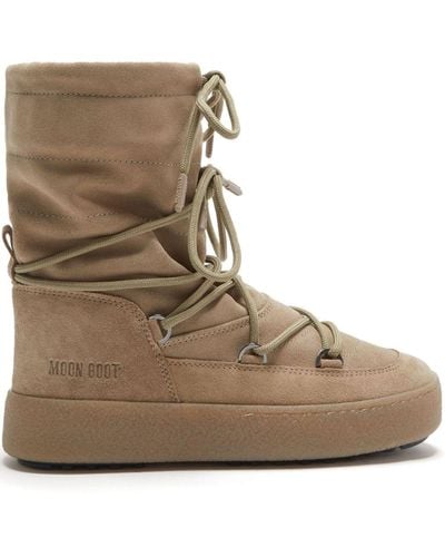 Moon Boot Ltrack Suede Boots - Brown