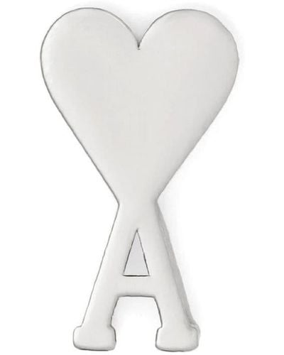 Ami Paris Ami De Coeur Single Earring - Metallic
