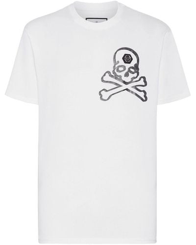 Philipp Plein Logo-print Cotton T-shirt - White