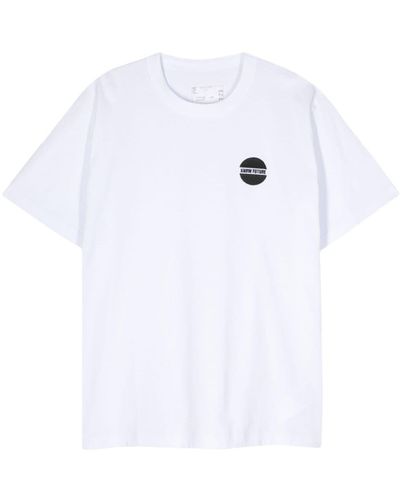 Sacai スローガン Tシャツ - ホワイト