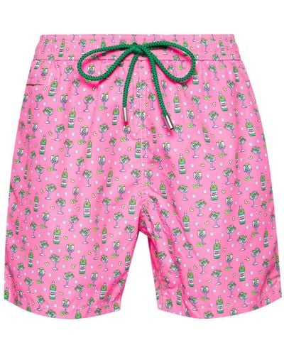 Mc2 Saint Barth Lightning Micro Swim Shorts - Pink