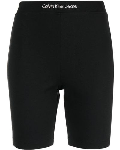 Calvin Klein Shorts mit Logo-Bund - Schwarz