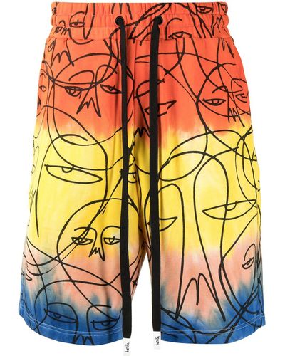 Haculla Graphic Print Shorts - Multicolor