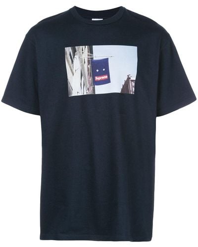 Supreme Camiseta con estampado Banner - Negro