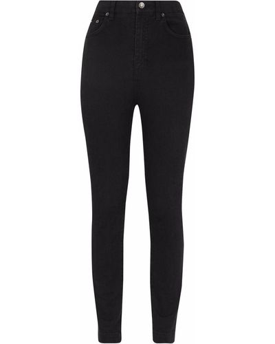 Dolce & Gabbana Grace Skinny-Jeans - Schwarz