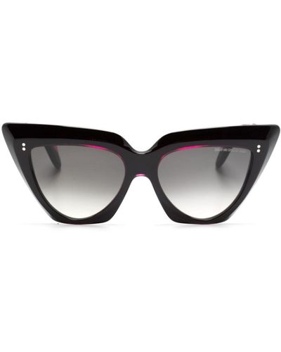 Cutler and Gross Cat-Eye-Sonnenbrille mit Farbverlauf - Schwarz