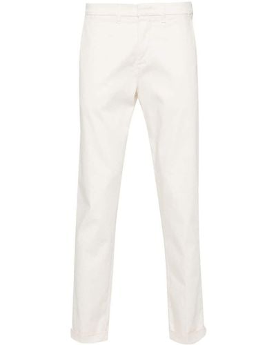 Fay Slim-fit Trousers - White