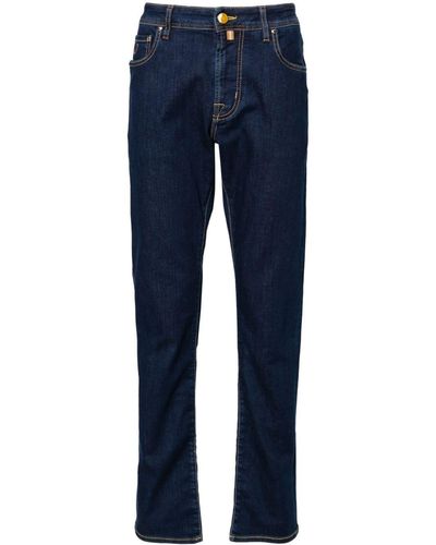 Jacob Cohen Bard Fast Mid-rise Slim-fit Jeans - Blue