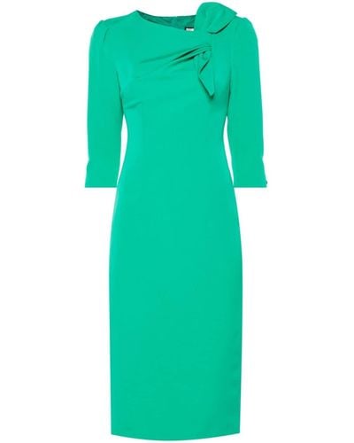 Nissa Bodycon Midi Dress - Green