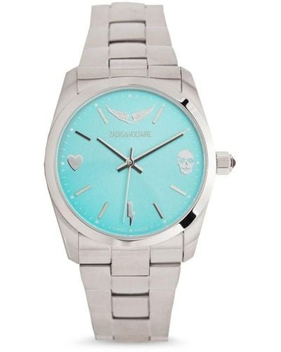 Zadig & Voltaire Time2Love 37mm - Blau