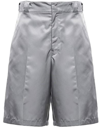 Prada Re-nylon Bermuda Shorts - Gray