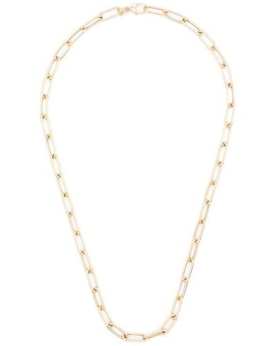 EF Collection 14kt Yellow Gold Jumbo Lola Necklace - White