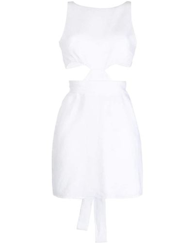 Bondi Born Kleid mit Cut-Out - Weiß
