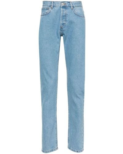 A.P.C. Slim-cut Cotton Jeans - Blue