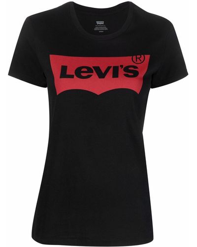 Levi's ロゴ Tシャツ - ブラック