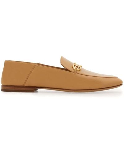 Ferragamo Gancini-embellished Loafers - Brown