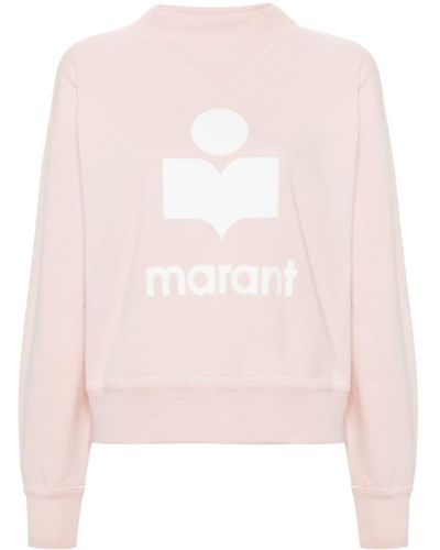 Isabel Marant Moby Sweatshirt mit Logo-Print - Pink