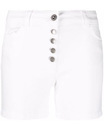 Liu Jo Pantalones cortos con botones - Blanco
