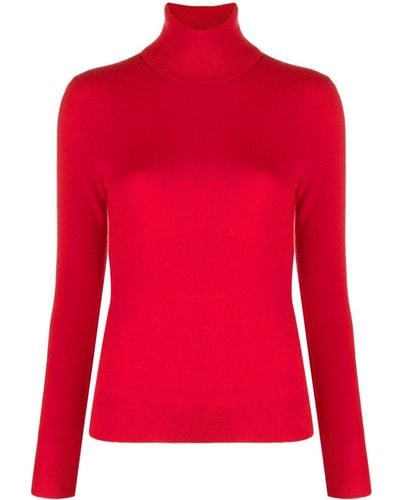 Polo Ralph Lauren Roll-neck Cashmere Sweater - Red