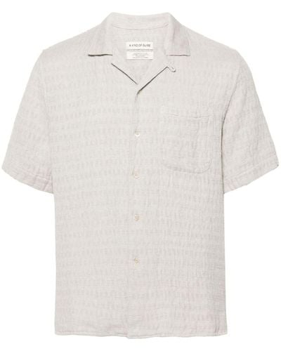 A Kind Of Guise Gioia Textured Shirt - White