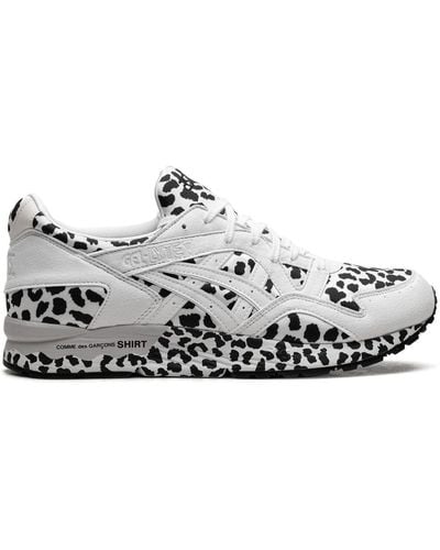 Asics X Comme Des Garçons Shirt Gel Lyte 5 "white Leopard" Sneakers