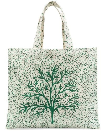 10 Corso Como Tree-print Tote Bag - Green