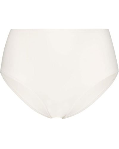 Totême High-waist Bikini Bottoms - White