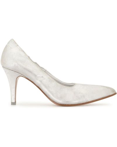 MM6 by Maison Martin Margiela Metallic Pumps - Wit